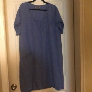 Flax Shift Dress